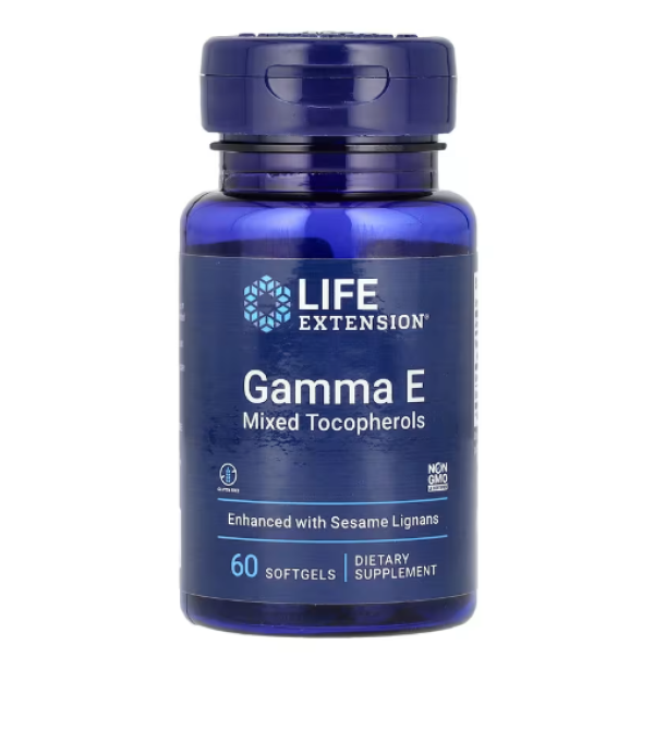 Life Extension, Gamma E Mixed Tocopherols, 60 Softgels