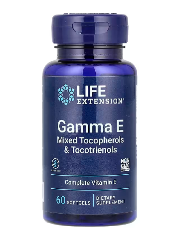 Life Extension, Gamma E, Mixed Tocopherols & Tocotrienols, 60 Softgels