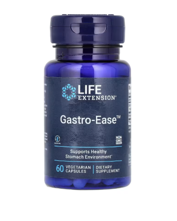 Life Extension, Gastro-Ease, 60 Vegetarian Capsules