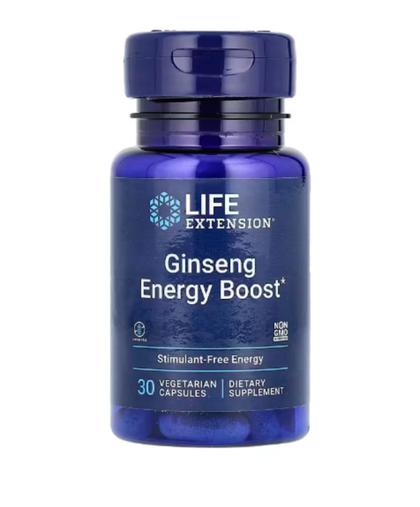 Life Extension, Ginseng Energy Boost, 30 Vegetarian Capsules