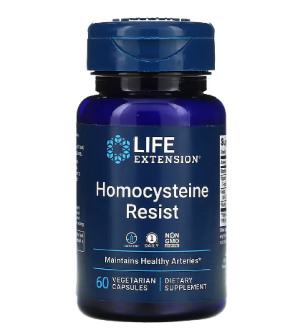 Life Extension, Homocysteine Resist, 60 Vegetarian Capsules