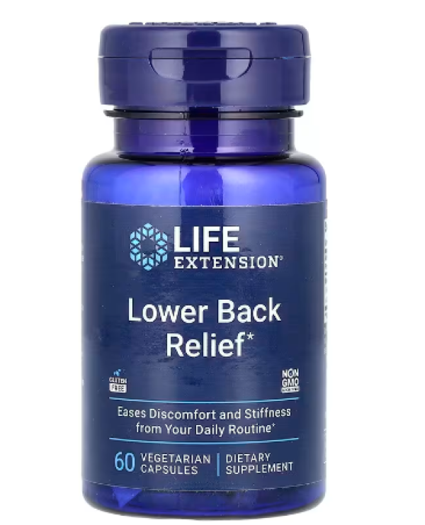 Life Extension, Lower Back Relief , 60 Vegetarian Capsules