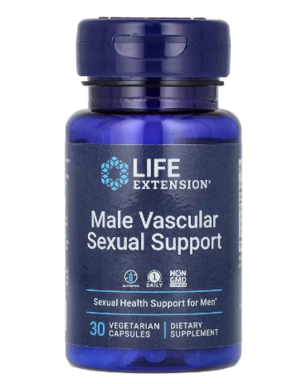 Life Extension, Male Vascular Sexual Support, 30 Vegetarian Capsules