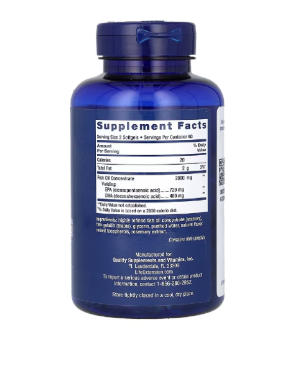 Life Extension, Mega EPA/DHA, 120 Softgels