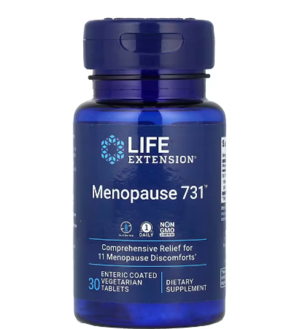 Life Extension, Menopause 731™, 30 Enteric Coated Vegetarian Tablets