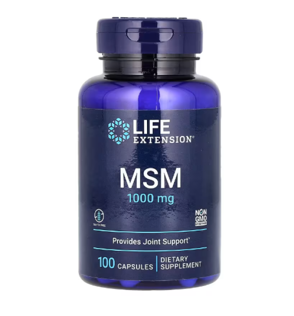 Life Extension, MSM, 3,000 mg, 100 Capsules (1,000 mg per Capsule)