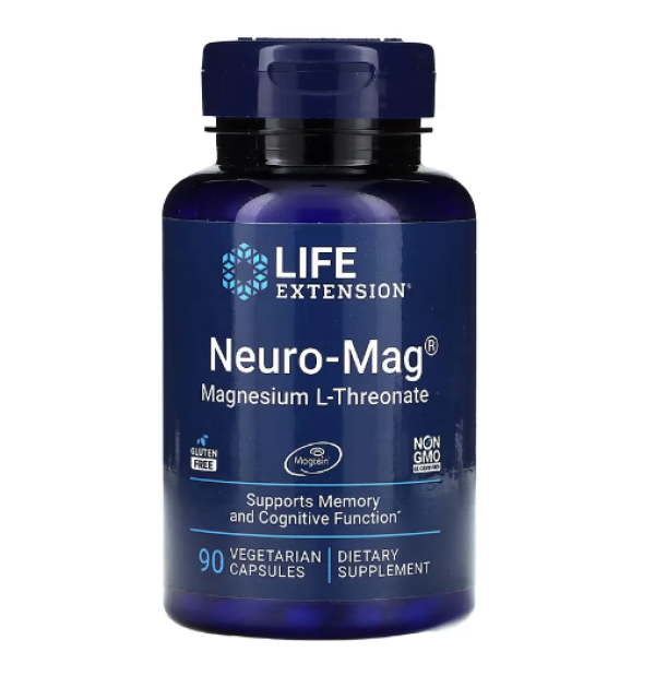 Life Extension, Neuro-Mag, Magnesium L-Threonate, 90 Vegetarian Capsules