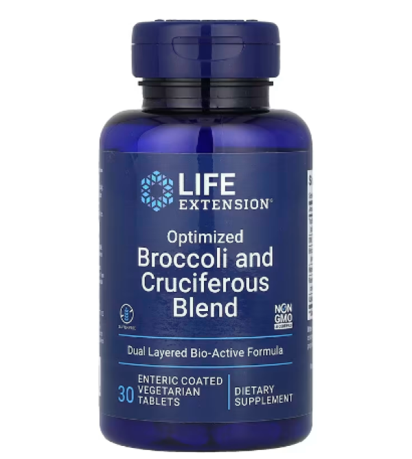 Life Extension, Optimized Broccoli and Myrosinase, 30 Vegetarian Capsules