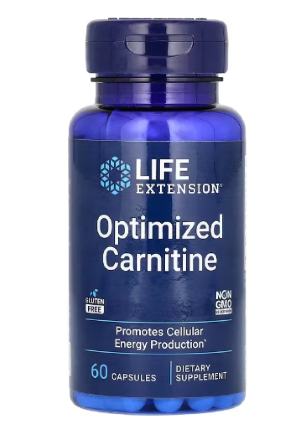 Life Extension, Optimized Carnitine, 60 Vegetarian Capsules