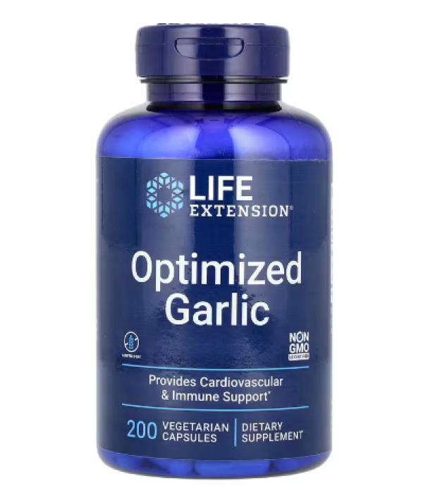Life Extension, Optimized Garlic, 200 Vegetarian Capsules