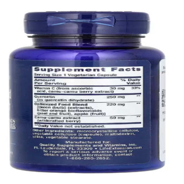 Life Extension, Optimized Quercetin, 250 mg, 60 Vegetarian Capsules