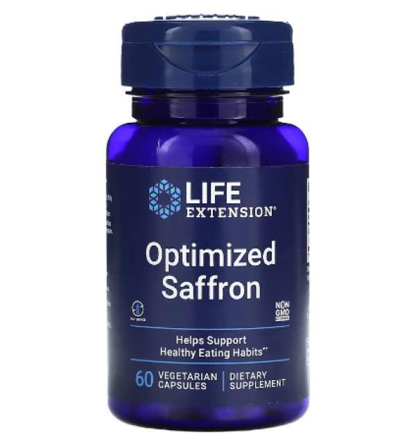 Life Extension, Optimized Saffron, 60 Vegetarian Capsules