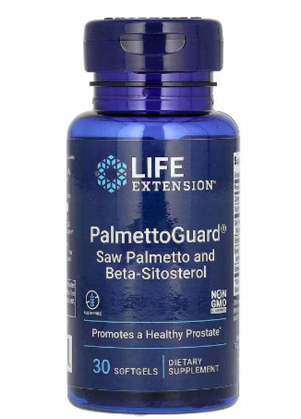 Life Extension, PalmettoGuard, Saw Palmetto and Beta-Sitosterol, 30 Softgels