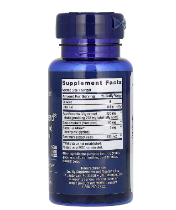 Life Extension, PalmettoGuard, Saw Palmetto and Beta-Sitosterol, 30 Softgels