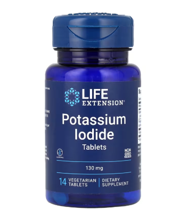 Life Extension, Potassium Iodide, 130 mg, 14 Vegetarian Tablets