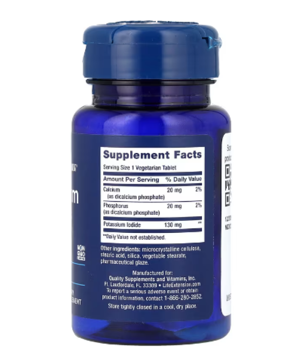 Life Extension, Potassium Iodide, 130 mg, 14 Vegetarian Tablets