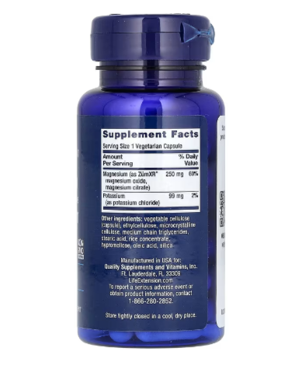 Life Extension, Potassium with Extend-Release Magnesium, 60 Vegetarian Capsules