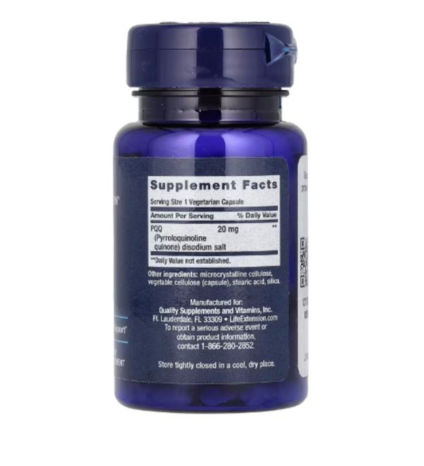 Life Extension, PQQ , 20 mg, 30 Vegetarian Capsules