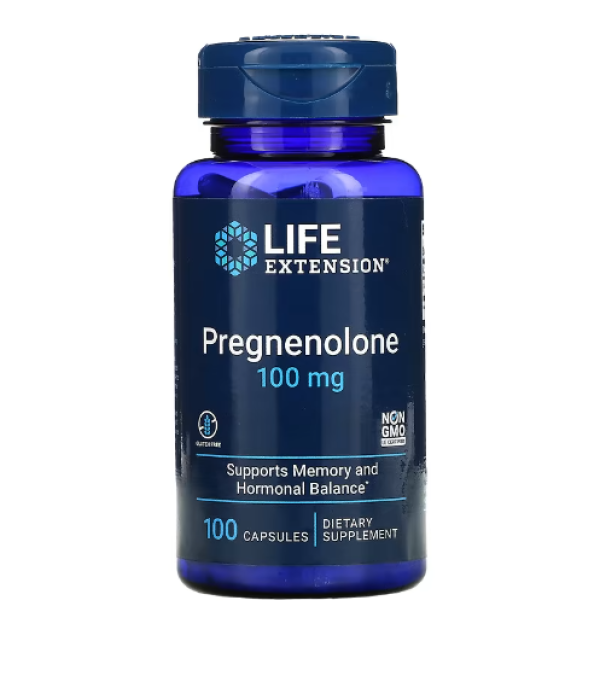 Life Extension, Pregnenolone, 100 mg, 100 Capsules