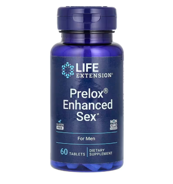 Life Extension, Prelox Enhanced Sex, For Men, 60 Tablets