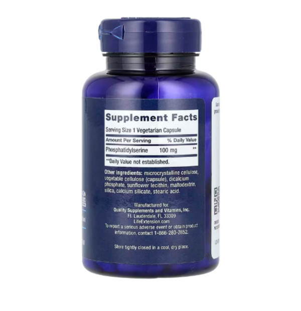 Life Extension, PS Caps, 100 mg, 100 Vegetarian Capsules