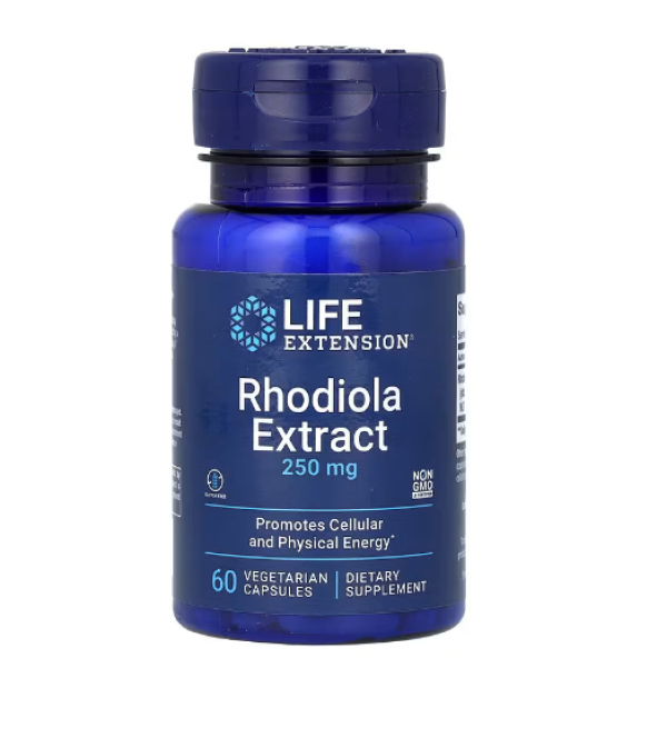 Life Extension, Rhodiola Extract, 250 mg, 60 Vegetarian Capsules
