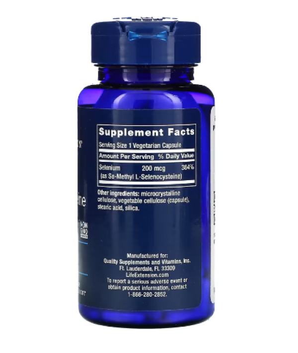 Life Extension, Se-Methyl L- Selenocysteine, 200 mcg, 90 Vegetarian Capsules