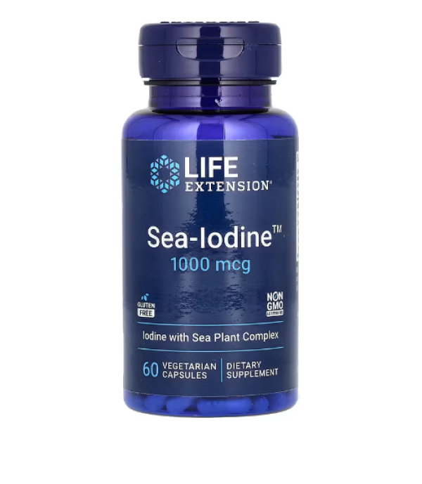 Life Extension, Sea-Iodine, 1,000 mcg, 60 Vegetarian Capsules