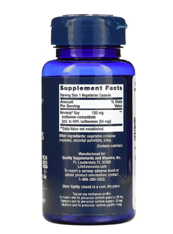 Life Extension, Soy Isoflavones, 30 Vegetarian Capsules