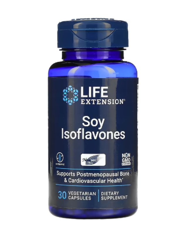 Life Extension, Soy Isoflavones, 30 Vegetarian Capsules