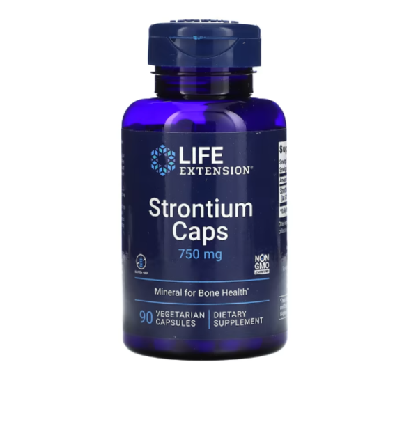 Life Extension, Strontium Caps, 750 mg, 90 Vegetarian Capsules (250 mg per Capsule)