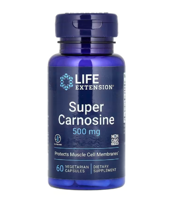 Life Extension, Super Carnosine, 500 mg, 60 Vegetarian Capsules