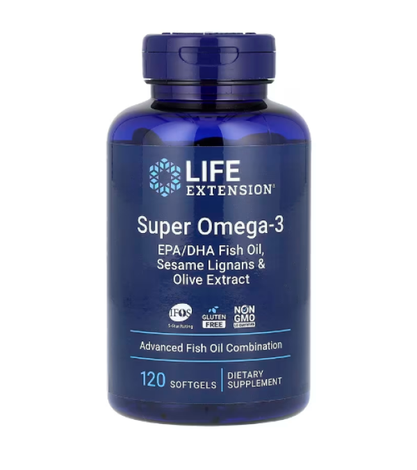 Life Extension, Super Omega-3, 120 Softgels