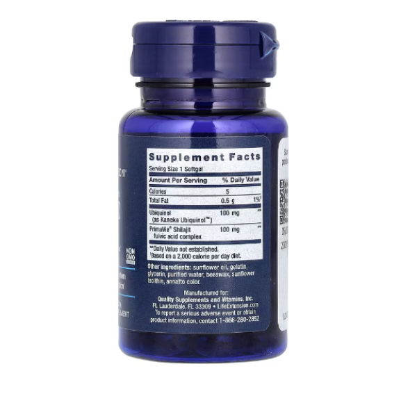 Life Extension, Super Ubiquinol CoQ10 with Enhanced Mitochondrial Support, 100 mg, 30 Softgels