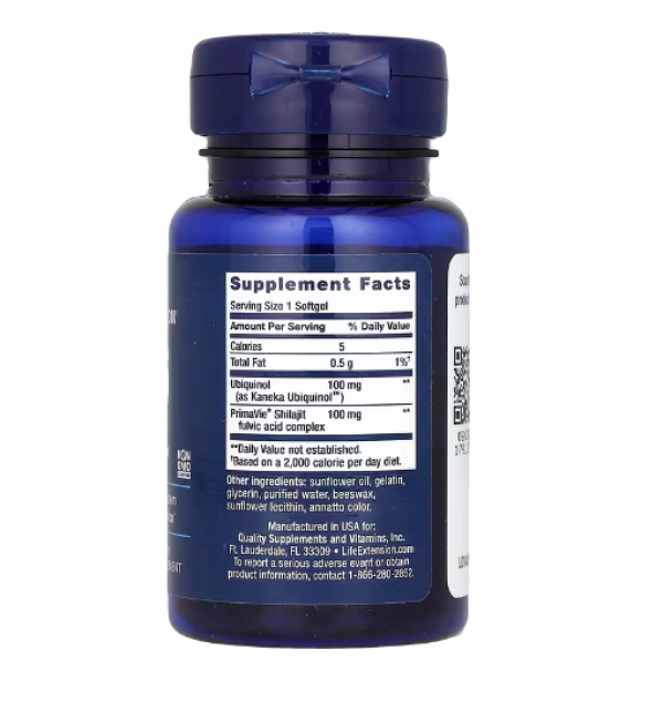 Life Extension, Super Ubiquinol CoQ10 with Enhanced Mitochondrial Support, 100 mg, 60 Softgels
