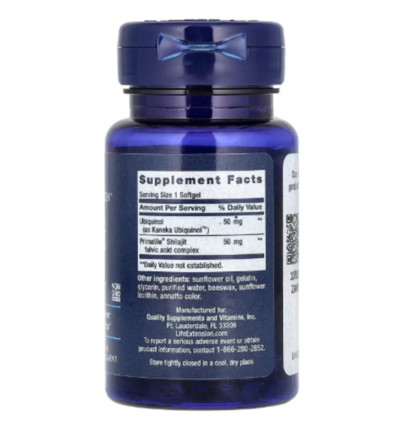 Life Extension, Super Ubiquinol CoQ10 with Enhanced Mitochondrial Support, 50 mg, 100 Softgels