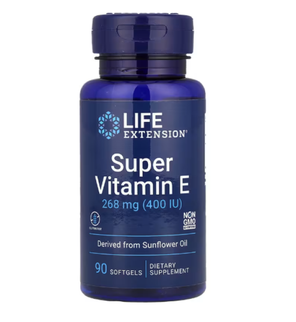 Life Extension, Super Vitamin E, 268 mg (400 IU), 90 Softgels