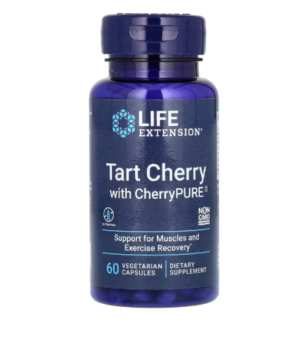 Life Extension, Tart Cherry with CherryPURE, 60 Vegetarian Capsules