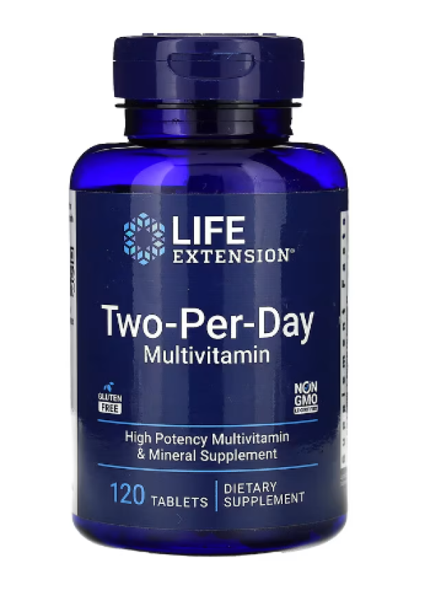 Life Extension, Two-Per-Day Multivitamin, V2, 120 Tablets