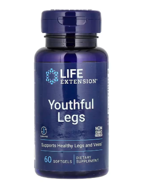 Life Extension, Youthful Legs , 60 Softgels