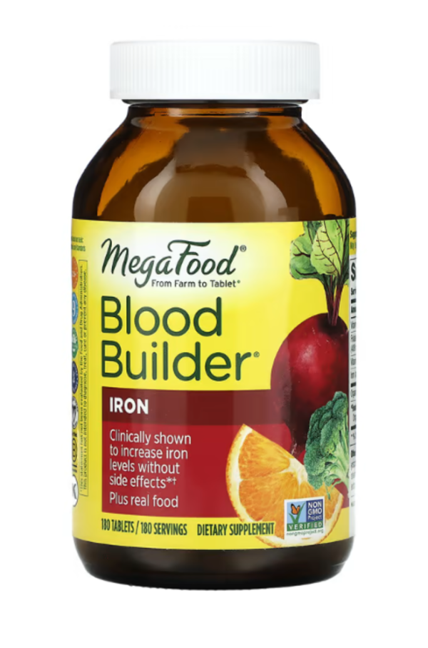 MegaFood, Blood Builder, Iron, 180 Tablets