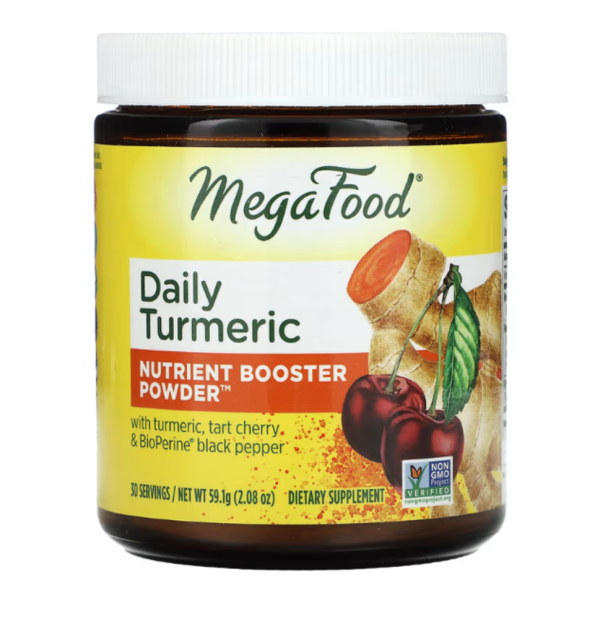 MegaFood, Daily Turmeric, Nutrient Booster Powder, 2.08 oz (59.1 g)