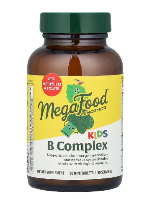 MegaFood, Kids B Complex, 30 Tablets