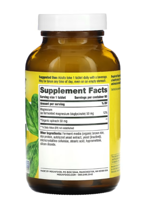 MegaFood, Magnesium, 90 Tablets