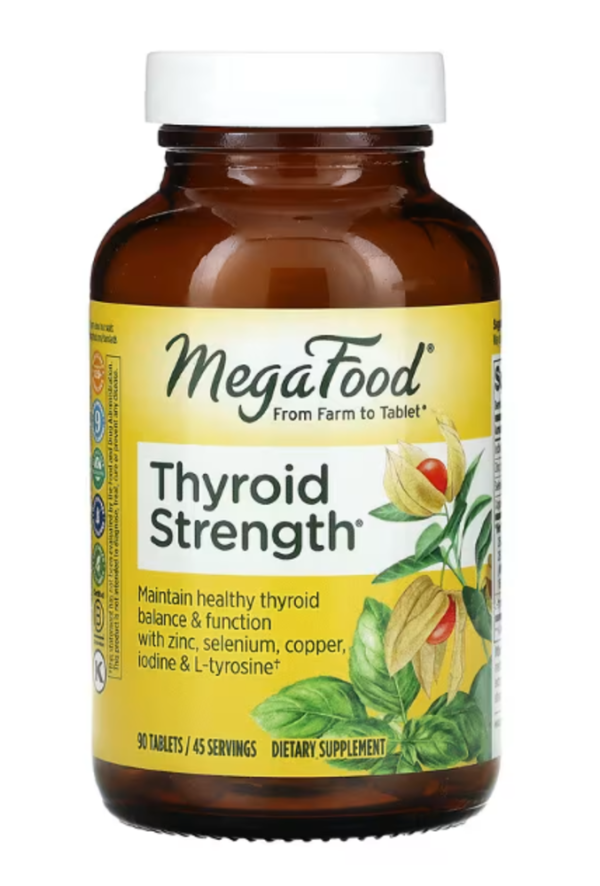 MegaFood, Thyroid Strength, 90 Tablets