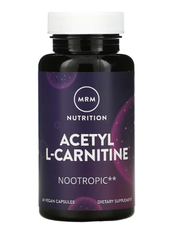 MRM, Acetyl L-Carnitine, 500 mg, 60 Vegan Capsules