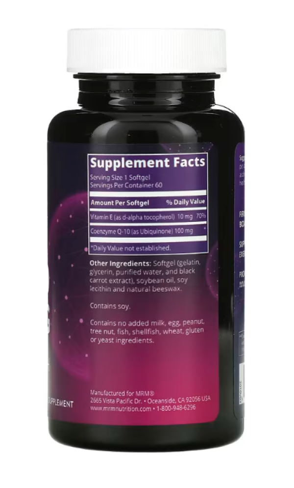 MRM, CoQ-10, 100 mg, 60 Softgels