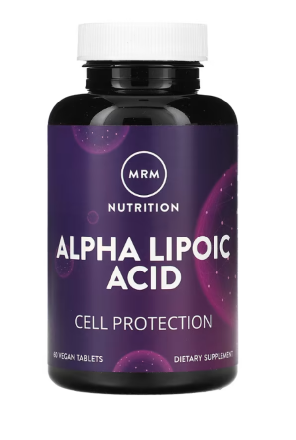 MRM Nutrition, Alpha Lipoic Acid, 60 Vegan Tablets