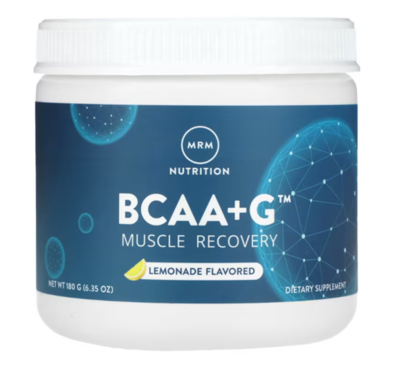 MRM Nutrition, BCAA+G, Muscle Recovery, Lemonade, 6.35 oz (180 g)