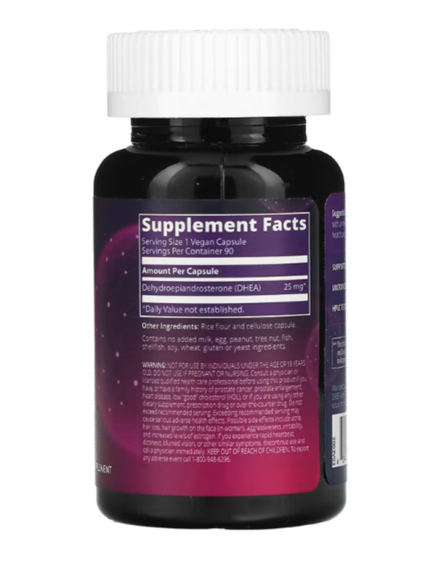 MRM Nutrition, DHEA, 25 mg, 90 Vegan Capsules
